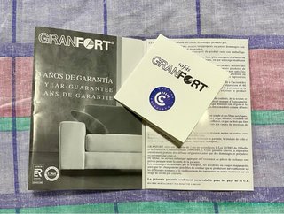 SOFÁ 3 PLAZAS GRANATE. GRANFORT. EXCELENTE ESTADO