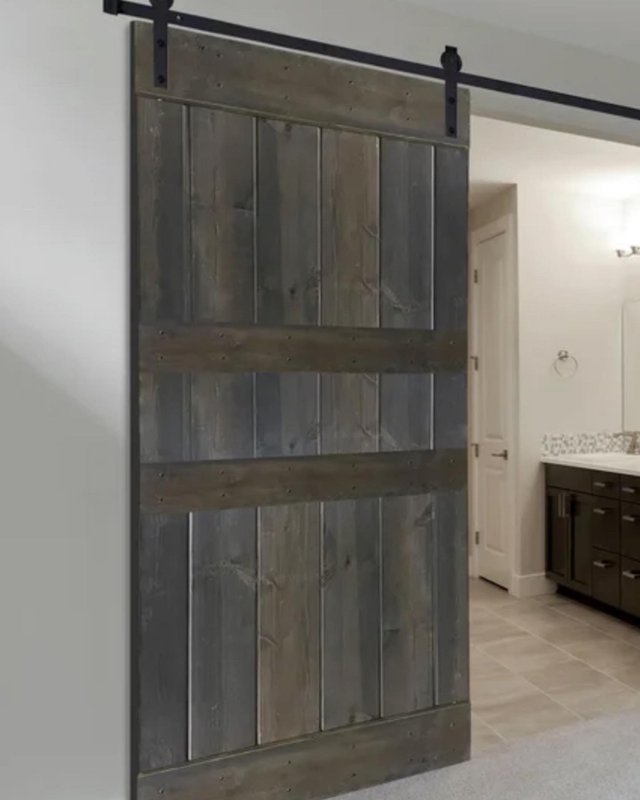 Puertas correderas de madera maciza