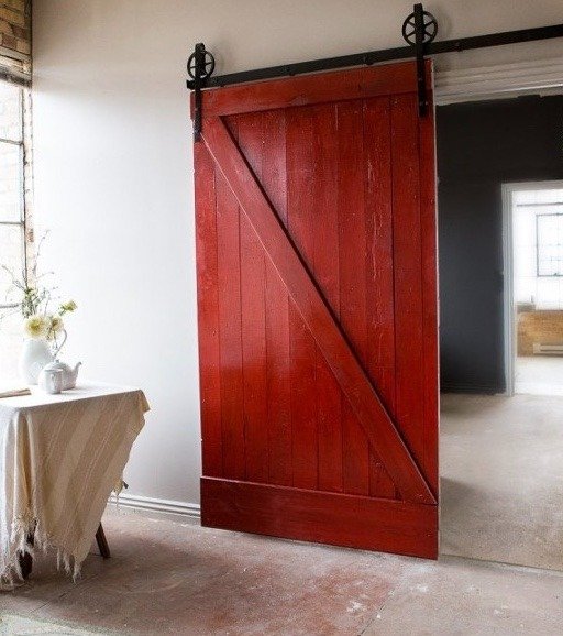 Puertas correderas de madera maciza