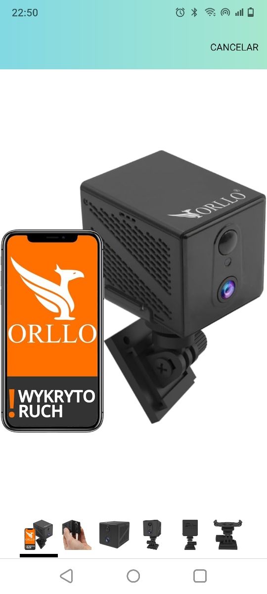 Orllo Mini cámara inalámbrica gsm 4G LTE W8 Pro SI