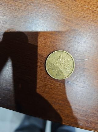Moneda 50 centimos italiana