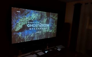 Smart TV 100" Proyector LG. Con Pantalla De Cine