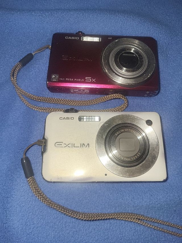 Lote 2 camaras  casio