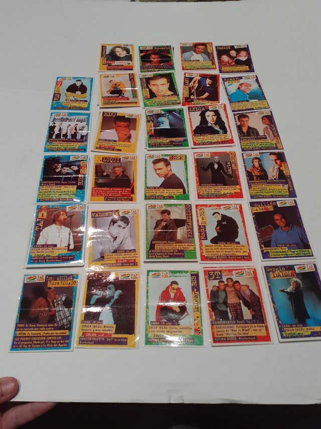 Bimbo 40 Fanclub. Cromo Nick Carter BSB