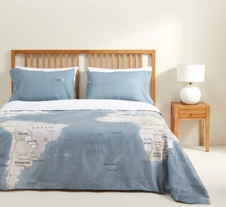 Juego de funda nórdica Mapa de 150cm