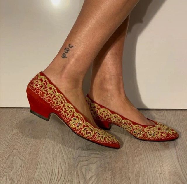 El vaquero décolleté vintage lavorate