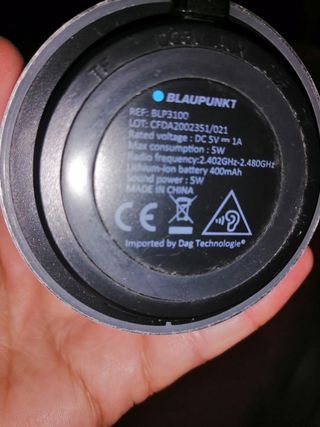 ColunaColunas de som, marca blaupunkt, cor preta.