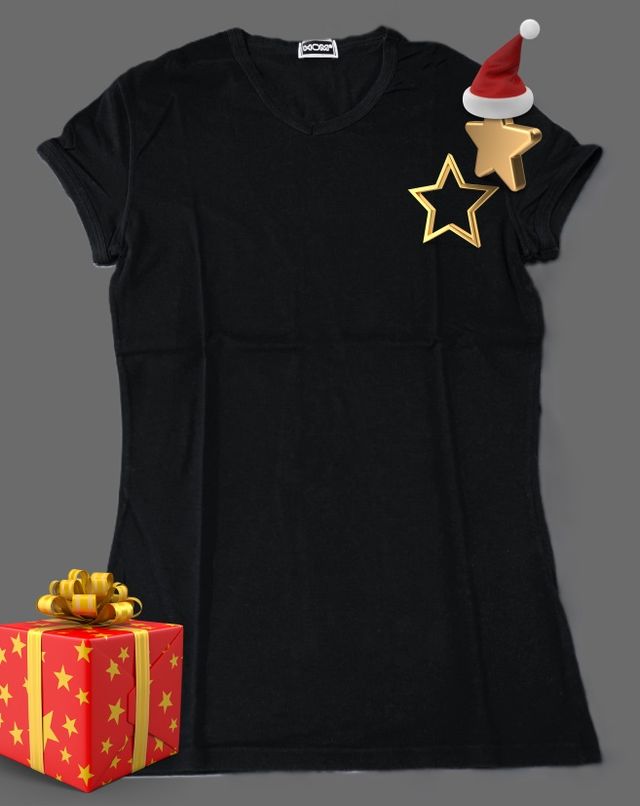 T-Shirt Uomo HOM® Vestibilità Slim Fit Scollo a V