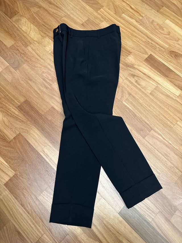 Pantalone nero in tessuto stretch taglia 40