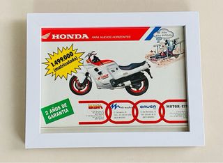 HONDA CBR CUADRO CARTEL CATALOGO DESPIECE