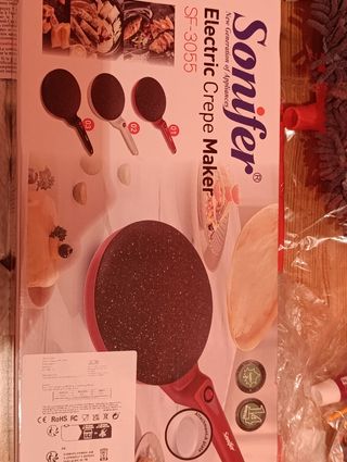 Sarten eléctric crepe maker