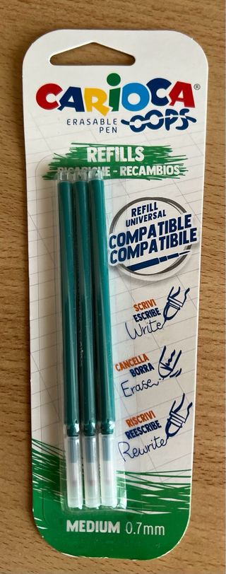 Ricarica verde penna Carioca