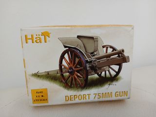 Modellino Cannone WWI HAT 8242 Italian Deport 75mm