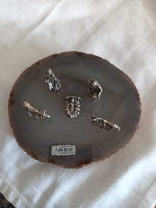 NACIMIENTO PLATA DE LEY SOBRE AGATHA . COLECCIÓN 