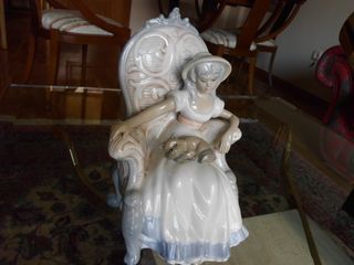 Porcelana lote 2 señoritas