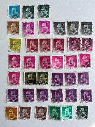 Sellos Postales España. Rey Juan Carlos