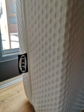 Cama doble forja blanca Ikea 160x200 cm