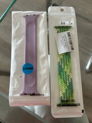 Dos correas para apple watch