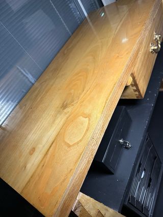 recepcion barra madera natural