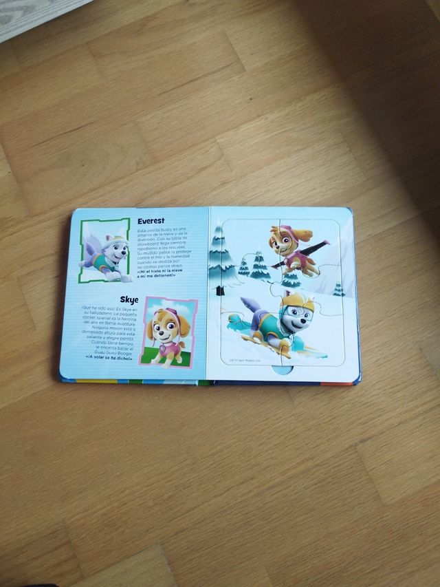 Libro puzzle patrulla canina 