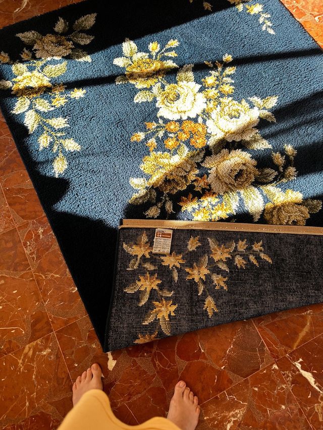 Alfombra Vintage Años 80 LEACRIL Estado Impecable