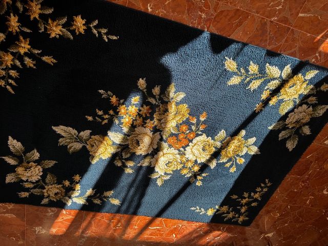 Alfombra Vintage Años 80 LEACRIL Estado Impecable