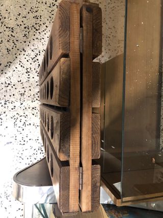 Expositor madera botellero