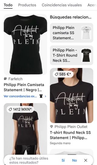 Philipp Plein Camiseta Statement talla XS