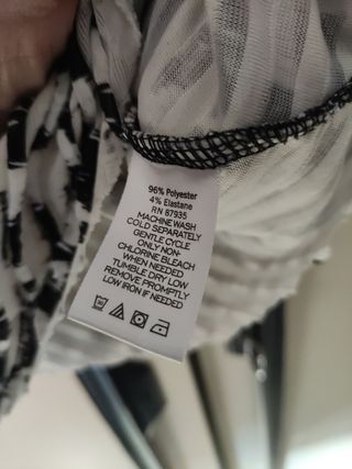 Blusa larga manga 3/4