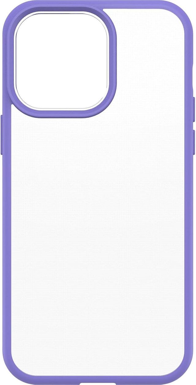 Custodia per iPhone 14 Pro Max, trasparente - viola