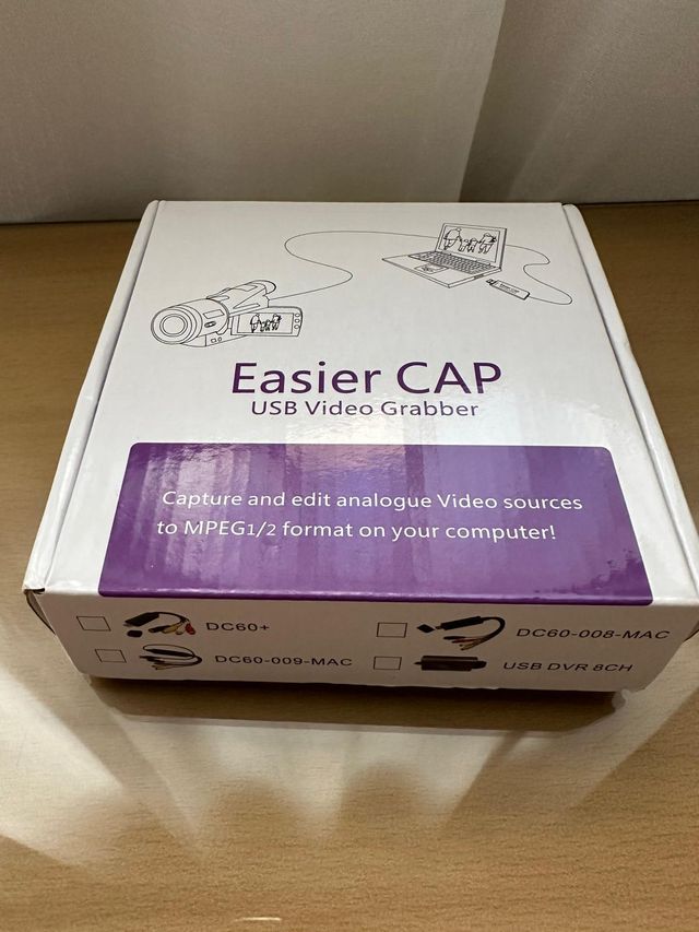 Capturador video Easier Cap y euroconector-cables