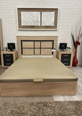 canapé de matrimonio + cabecero + mesitas NUEVO!