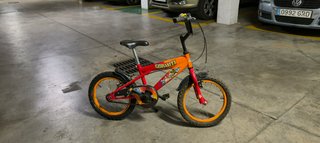 Bici 16 pulgadas para niño de 4-9 años