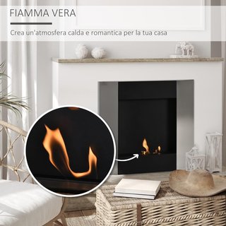 Camino Bioetanolo da Parete con Serbatoio da 0.7L