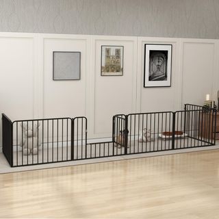 Box per Cani Taglia Media e Piccola a 6 Pannelli M