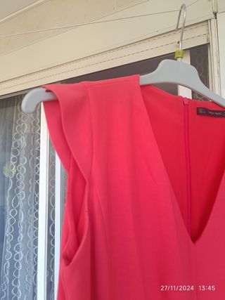 Vestido rojo  Zara talla L