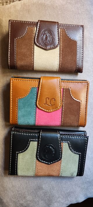 Billetera piel mujer NUEVA