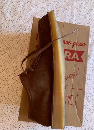 Zapatos piel marrón 43