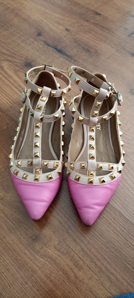 Bailarinas Rockstud Rosa 37