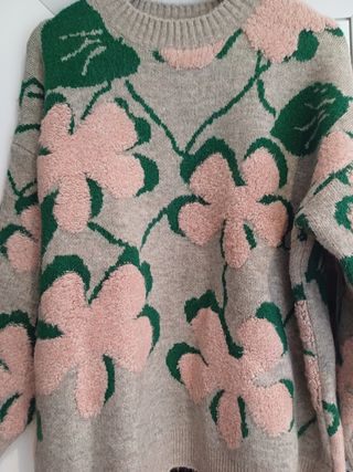 Jersey  mujer flores