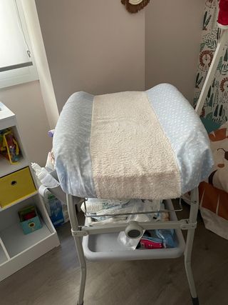 Cambiador y bañera 