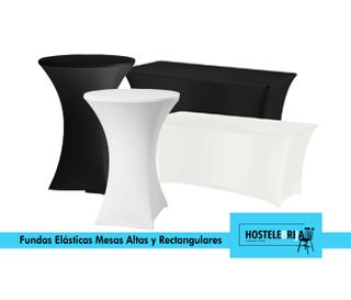 Fodere elastiche per tavoli alti e rettangolari