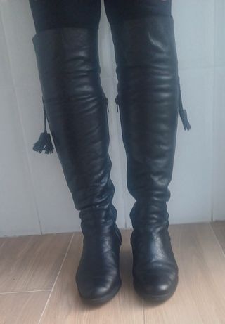 Botas altas piel