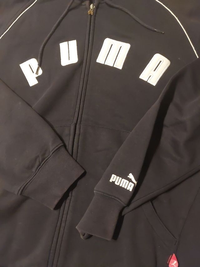 Puma felpa con zip e cappuccio