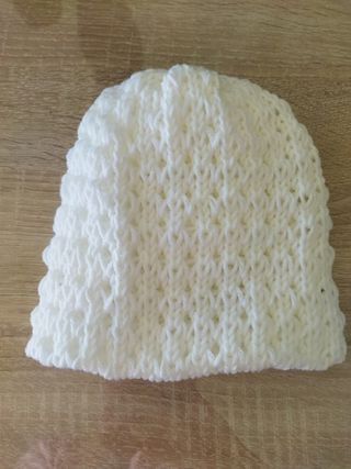 Gorro de lana de bebé talla de 3 a 6 meses nuevo