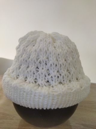 Gorro de lana de bebé talla de 3 a 6 meses nuevo