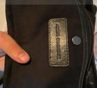 Bolso en piel bolsa tela original