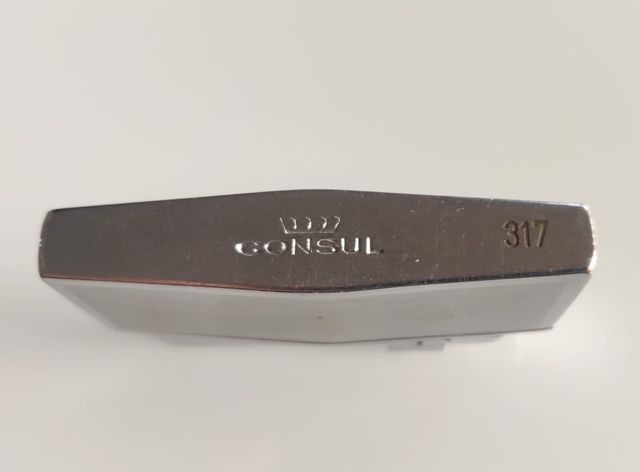 Encendedor CONSUL con publicidad CIBA. Vintage