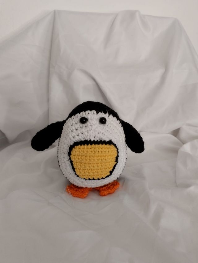Pingüino crochet