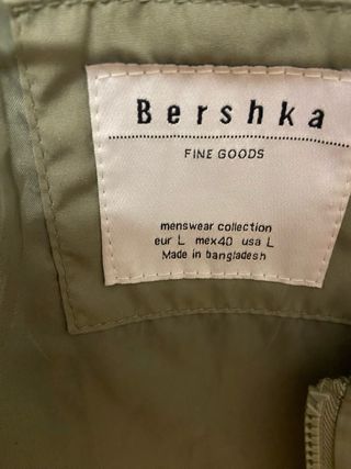 Cazadora tipo Bomber Berskha L